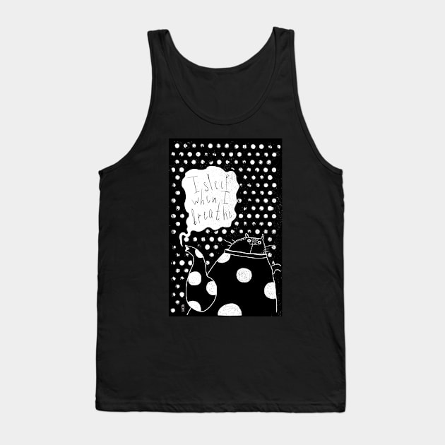 I sleep when I breathe Tank Top by shizayats